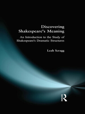 cover image of Discovering Shakespeare's Meaning